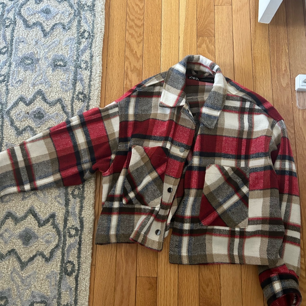 SUPER CUTE flannel jacket